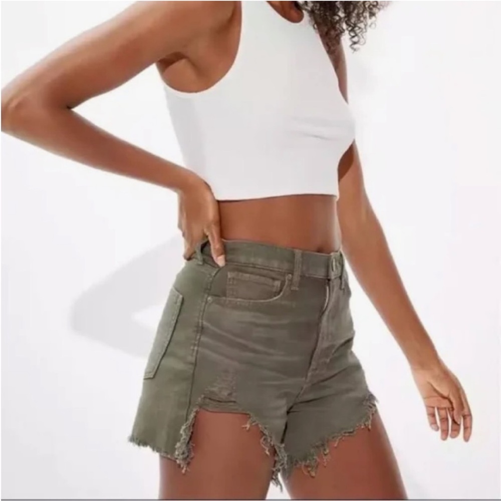 American Eagle Outfitters Shorts Eagle Highest Rise Mom Shorts